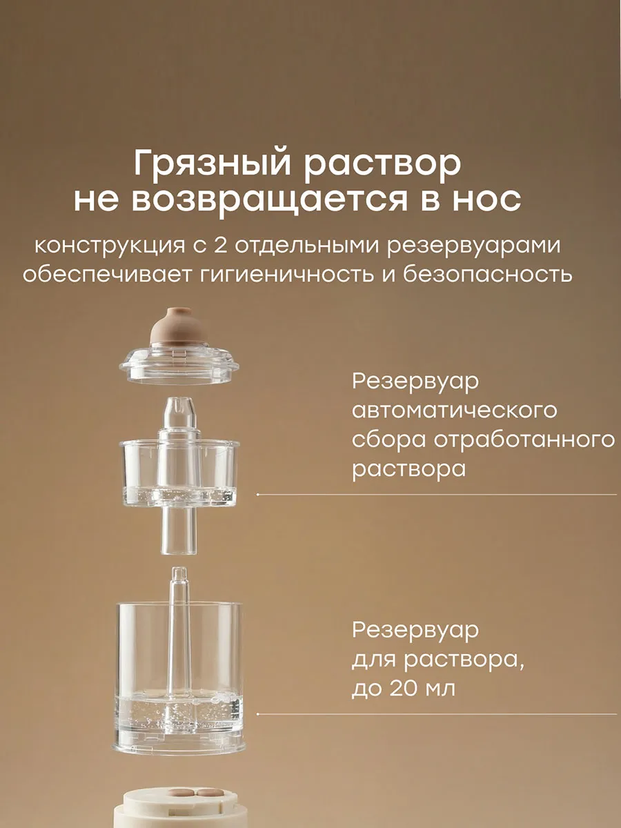 Ирригатор Happy Baby назальный с функцией аспиратора