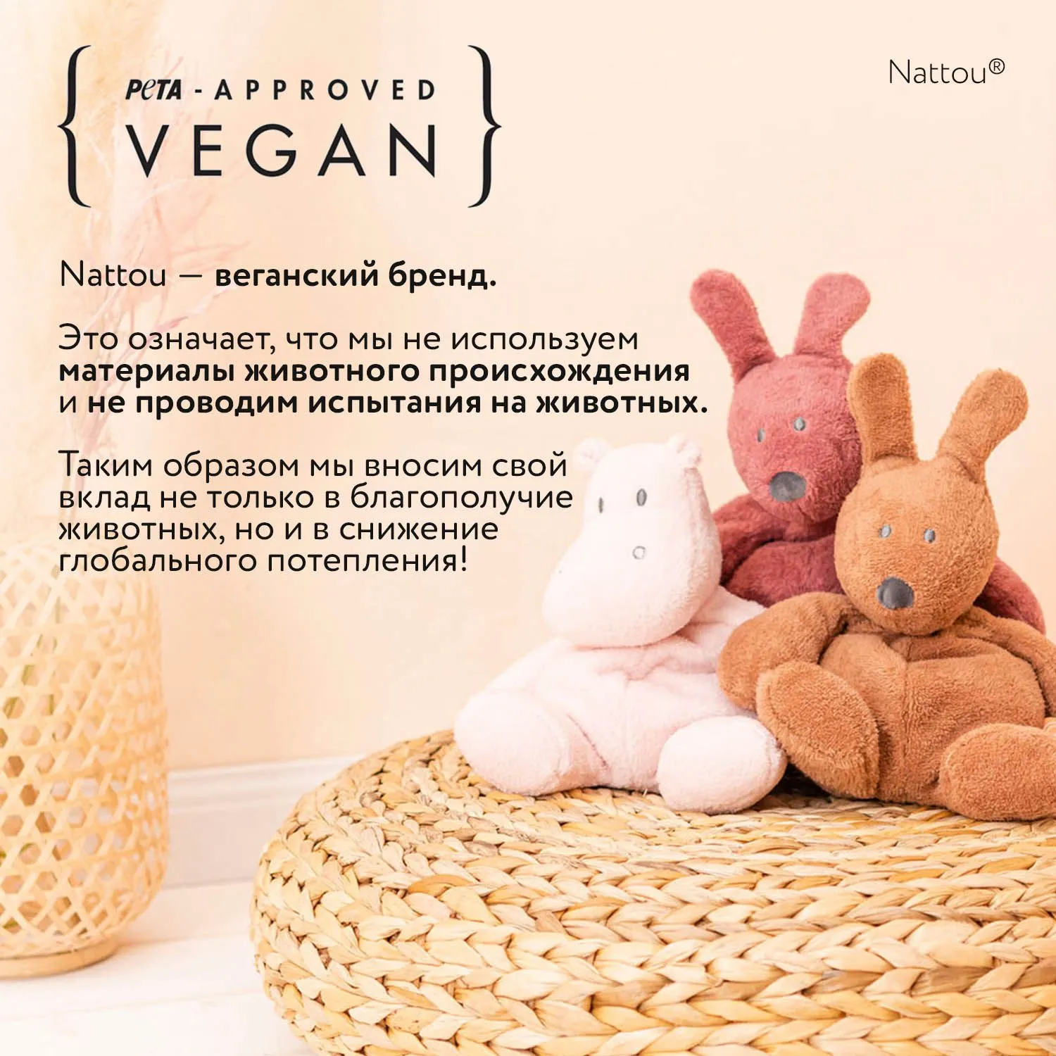 Качалка детская Nattou MILA ZOË LANA Кот 266222