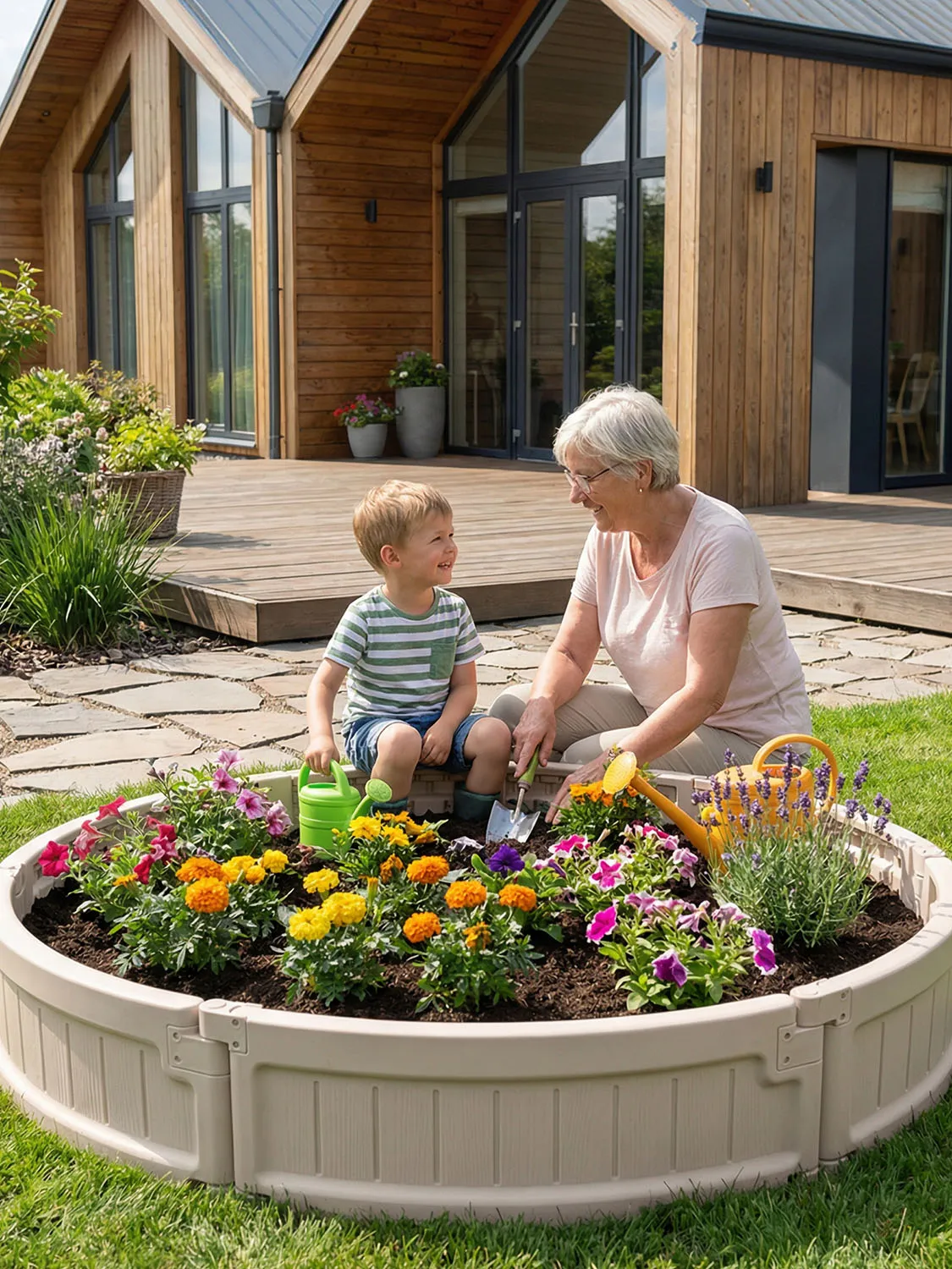 Песочница UNIX Kids круглая Round 120