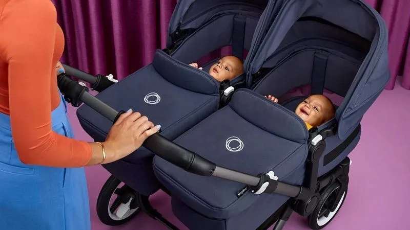 Коляска 2 в 1 Bugaboo Donkey 5 Twin шасси Graphite