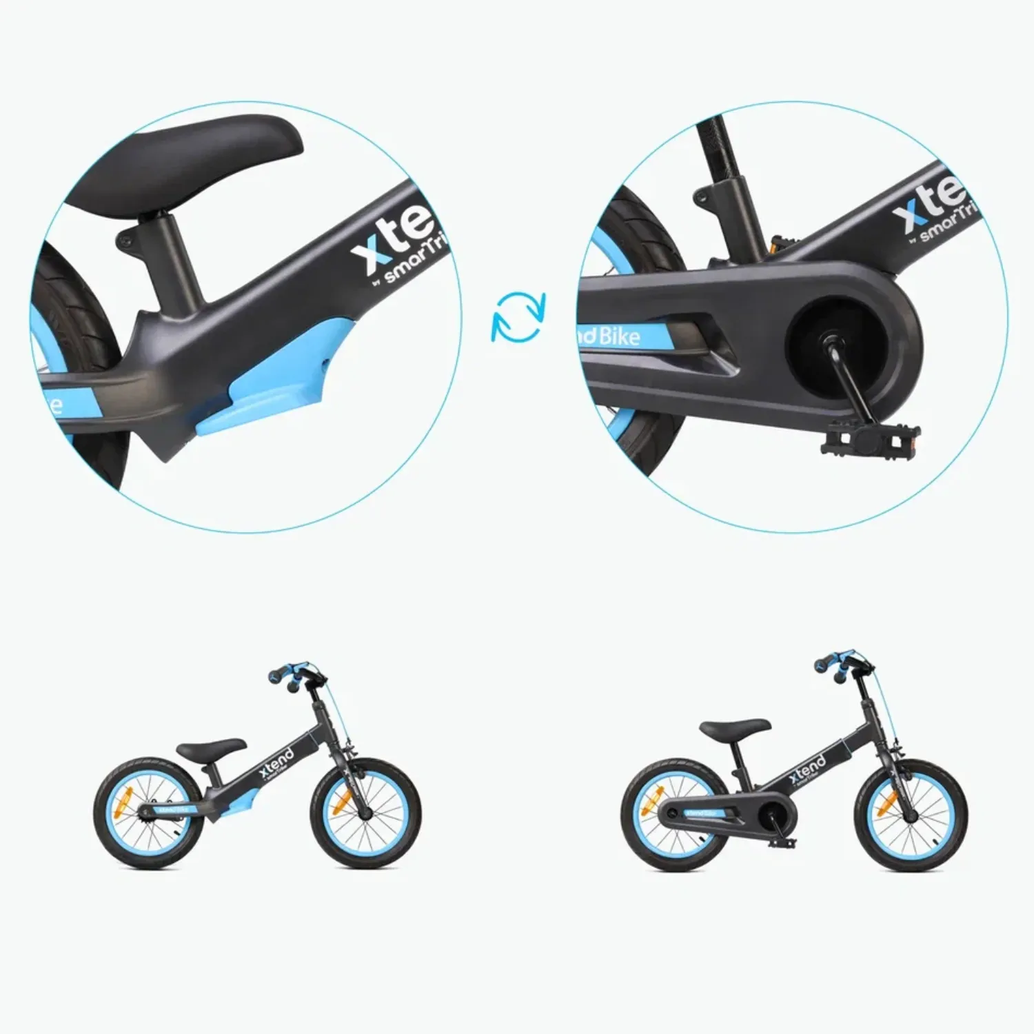 Беговел-велосипед детский SmarTrike Xtend Bike