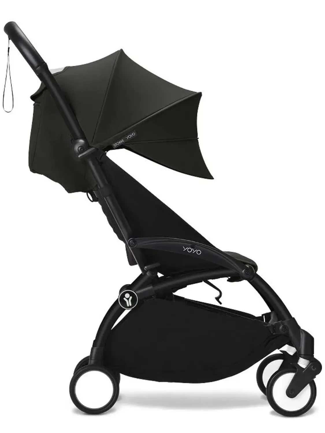 Коляска 2 в 1 Stokke YOYO3 shell, черный, рама черная. Изображение 14