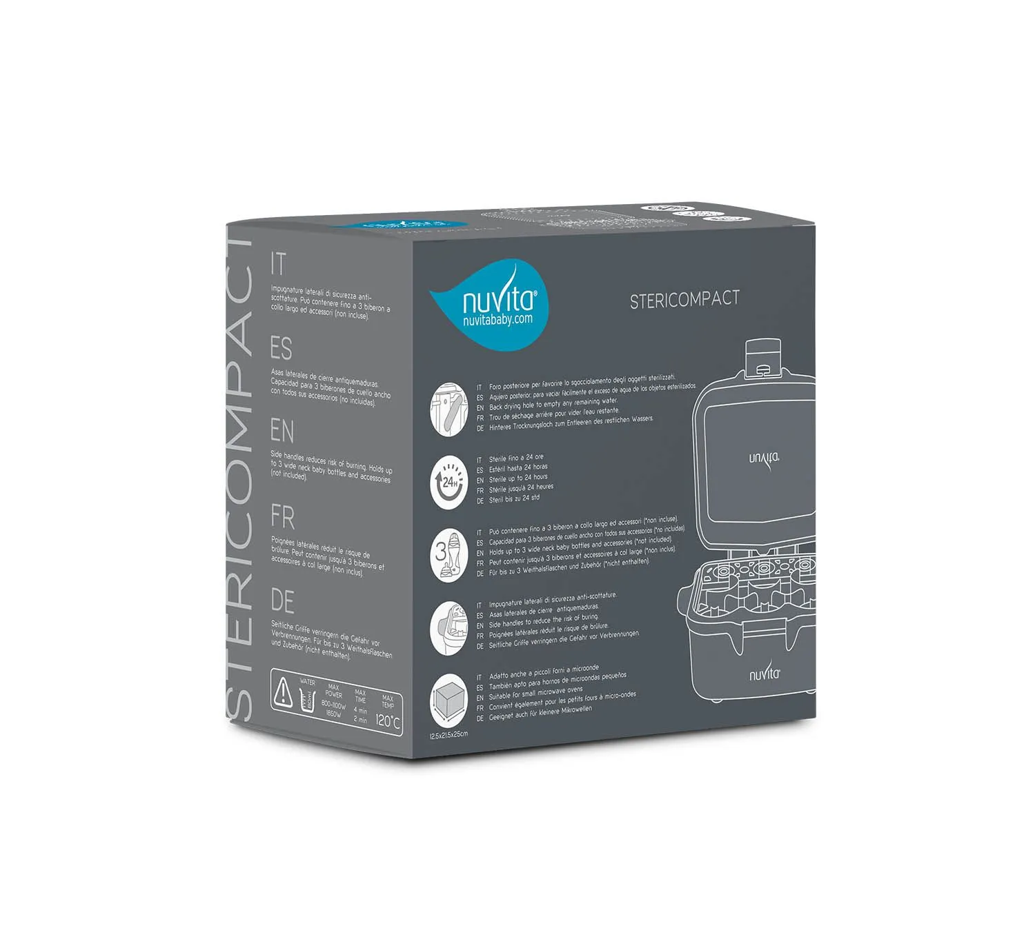 Стерилизатор для микроволновой печи Nuvita 1085 Stericompact sterilizer NU-ALST0001