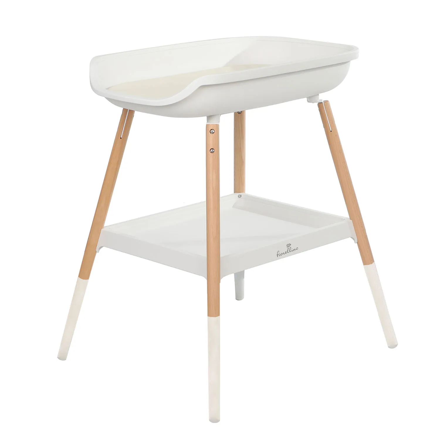 Промонабор Fiorellino: Пеленальный стол с матрасиком + Колыбель приставная