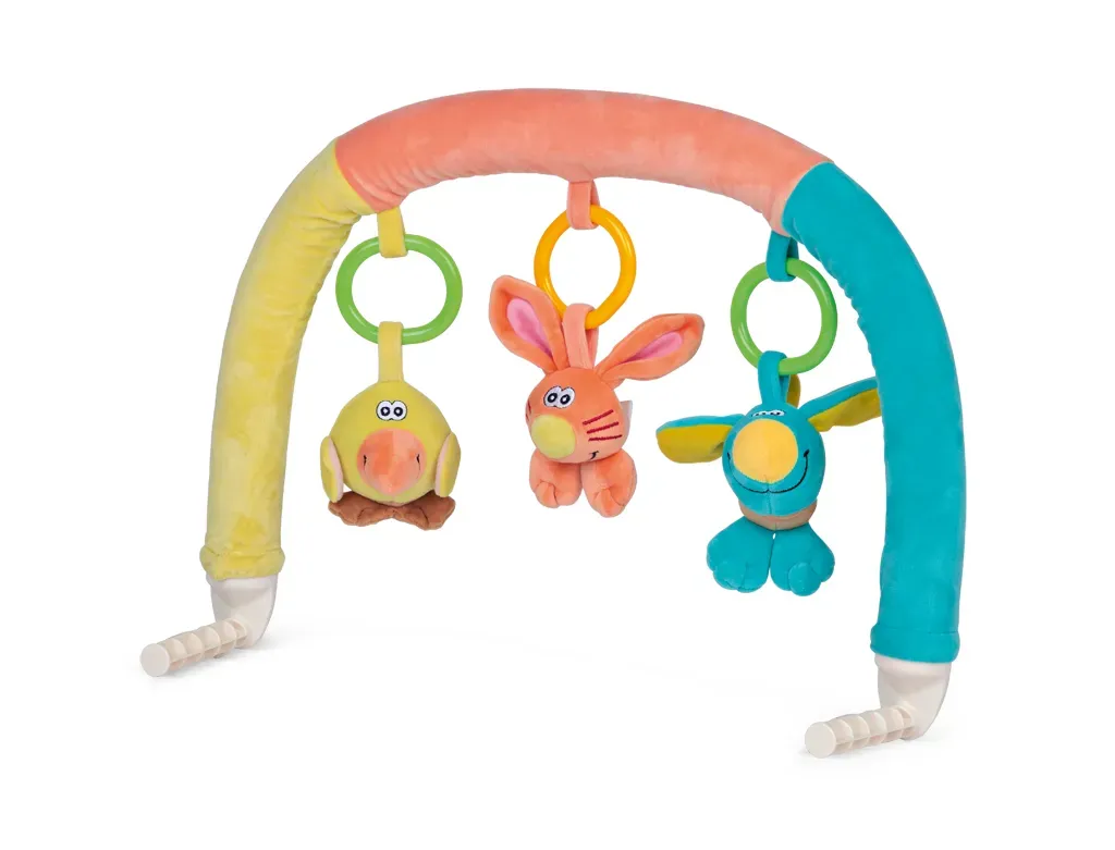 Стульчик для кормления Peg-Perego Prima Pappa Follow Me + дуга с игрушками