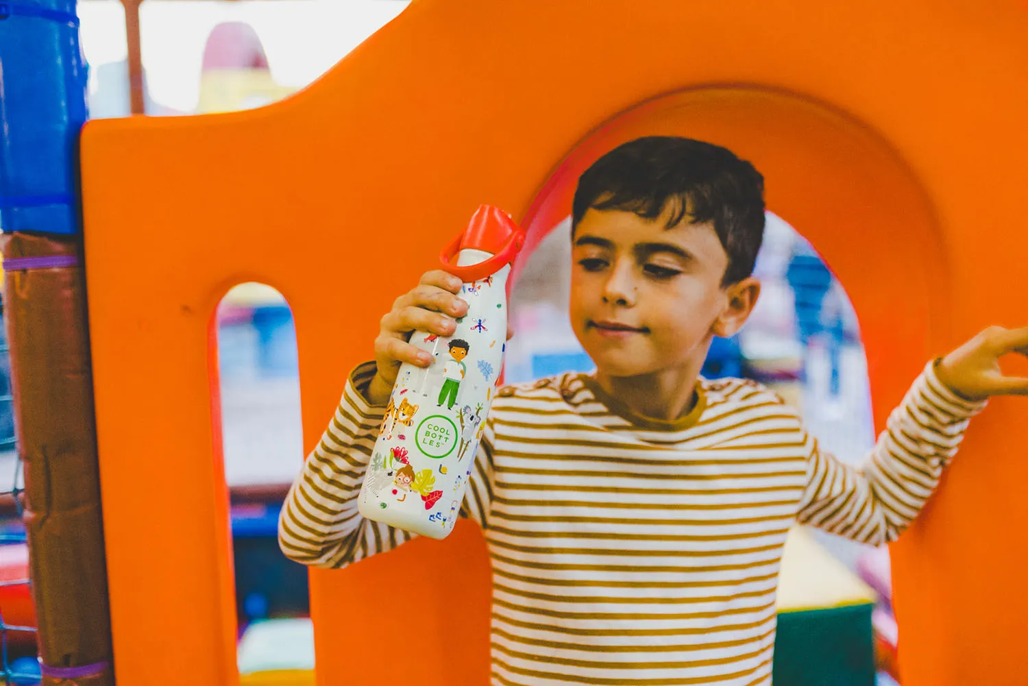 Термос–термобутылка Cool Bottles Kids серия Playland Curious Explorers 350 мл CBBK35CE