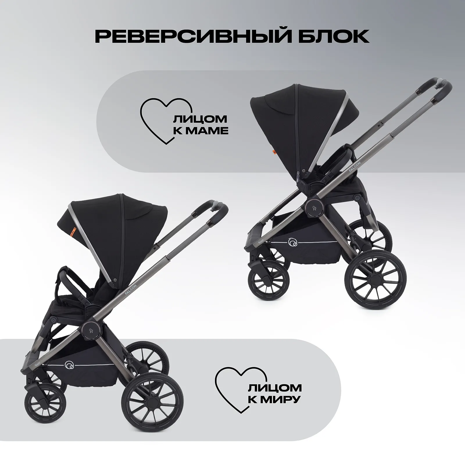 Коляска 3 в 1 Rant Falcon