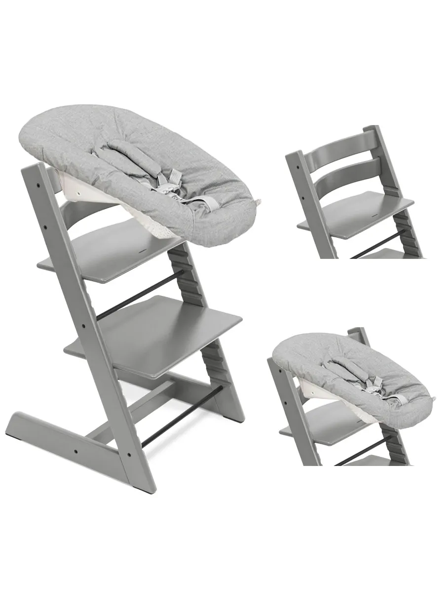 Стульчик растущий для новорожденных Stokke Tripp Trapp бук с сиденьем Newborn