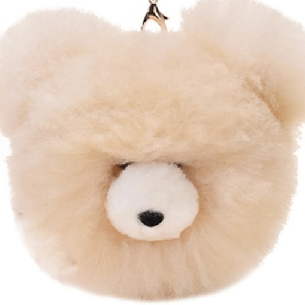 Подвеска-помпон ЛеРаРу медвежонок Крем-сода 13 см