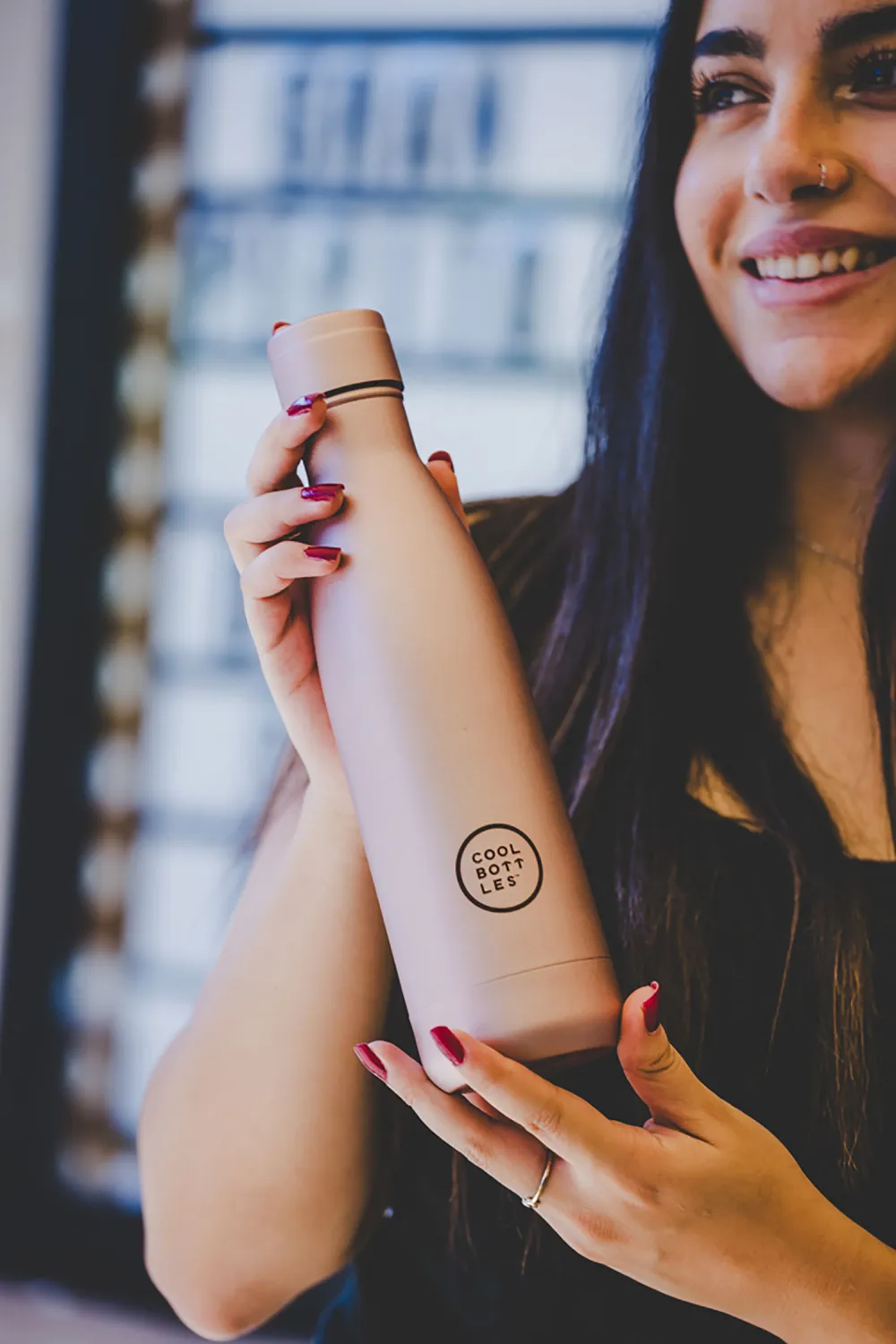 Термос-термобутылка Cool Bottles Metallic Rose 350 мл CB350MER