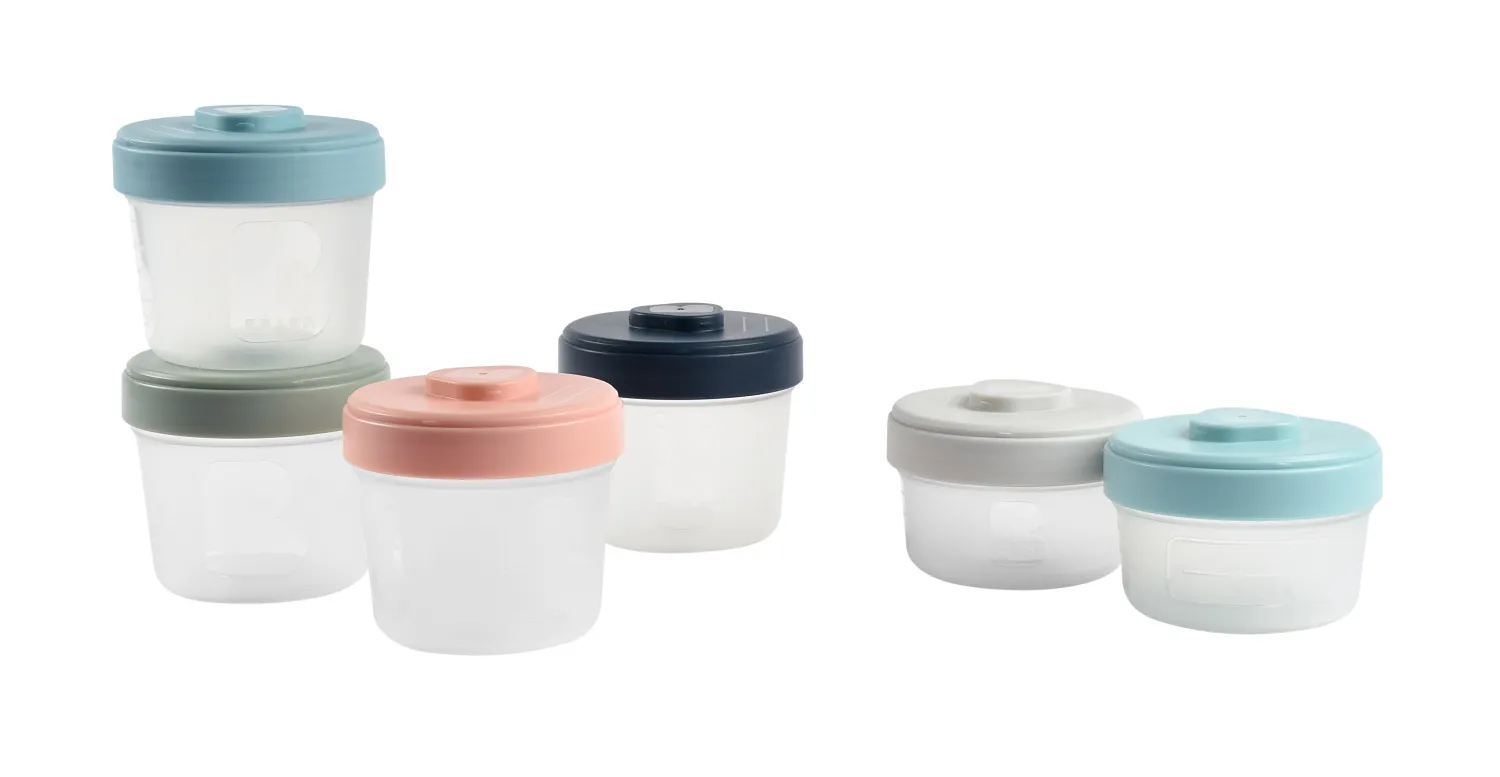 Набор контейнеров Beaba Portions Clip 2х90мл + 4х150мл 913497
