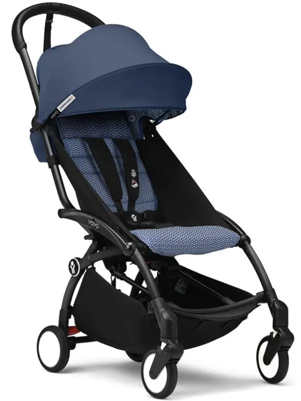 Коляска прогулочная Stokke YOYO3 Леопард рама черная (шасси + текстиль). Изображение 15