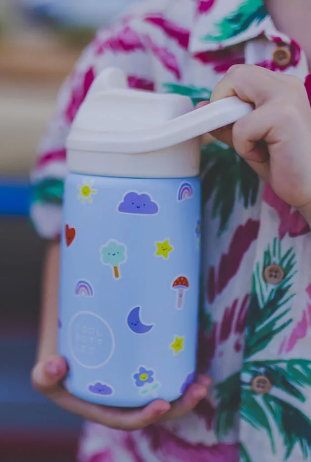 Крышка Cool Bottles Kiddie Cap с ёршиком и трубочкой