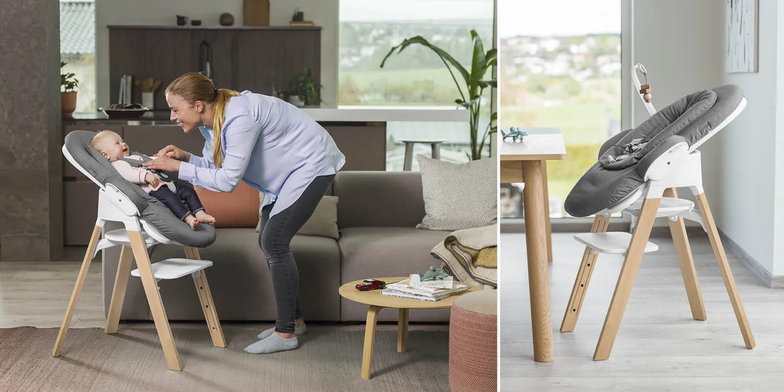 Шезлонг Stokke Steps Bouncer