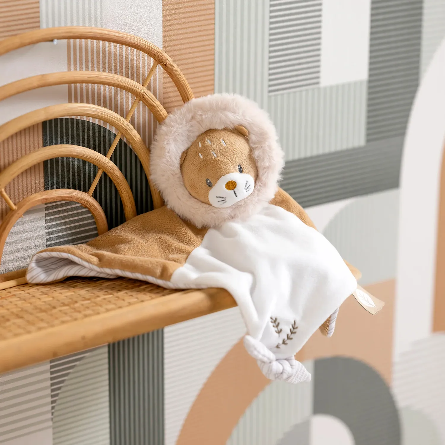 Качалка детская Nattou FLO, ERNEST & OLI Лев 682121