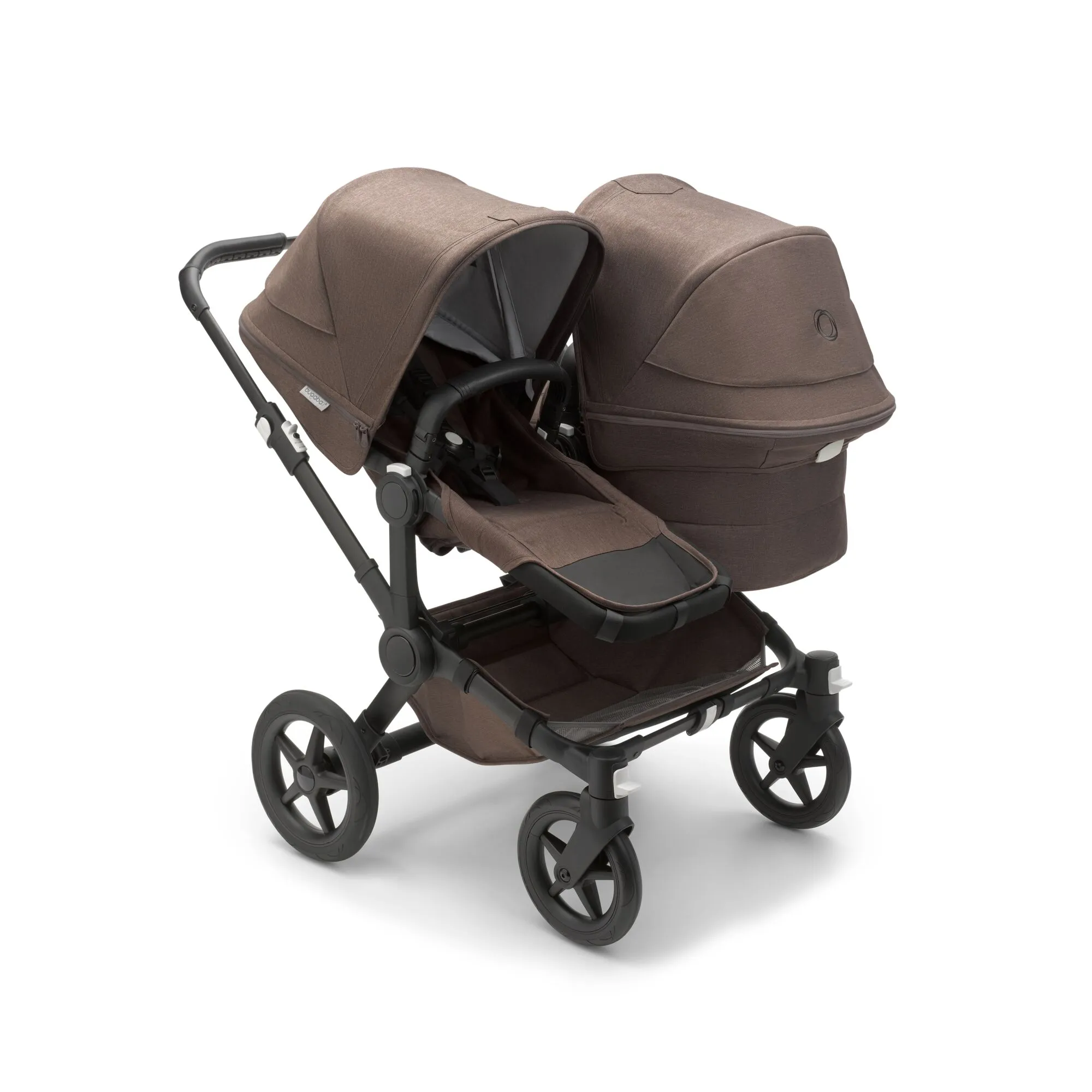 Коляска 2 в 1 Bugaboo Donkey5 Twin шасси Mineral Black