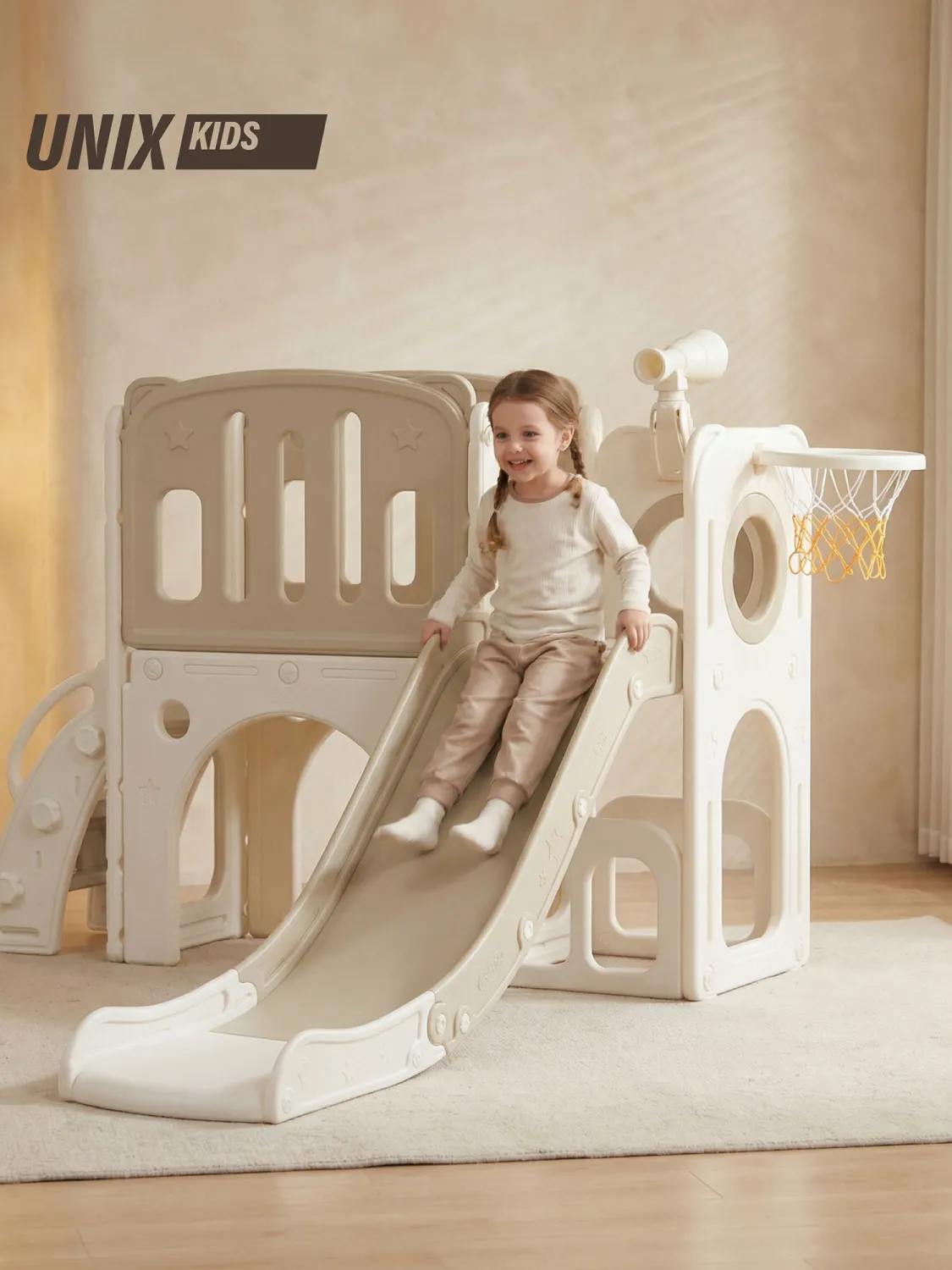 Комплекс игровой с горкой UNIX Kids Star