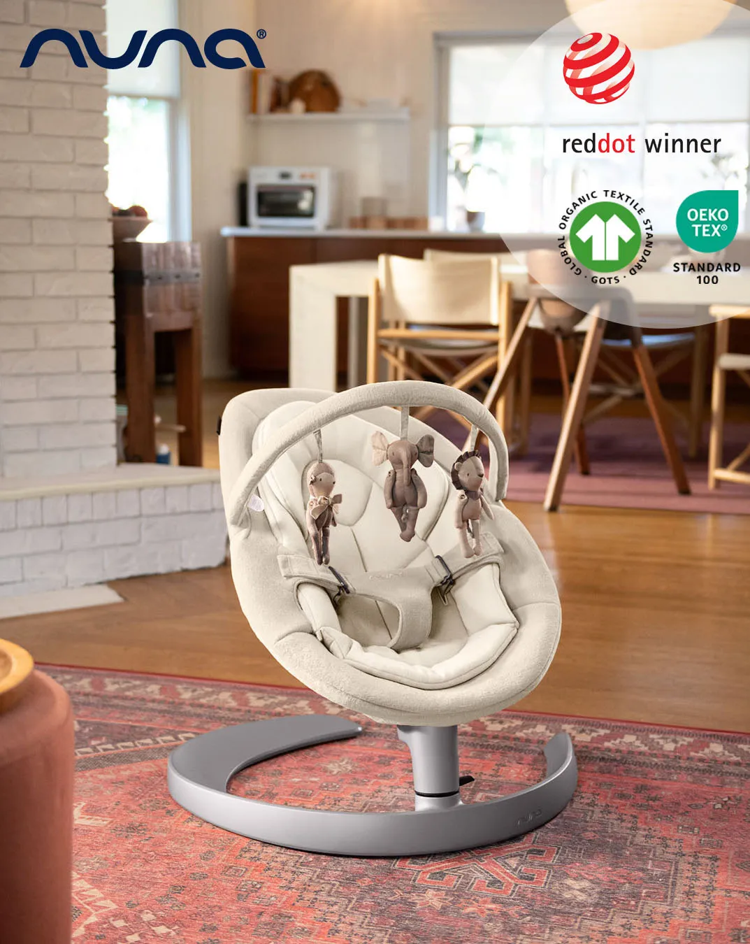 Шезлонг Nuna LEAF GROW