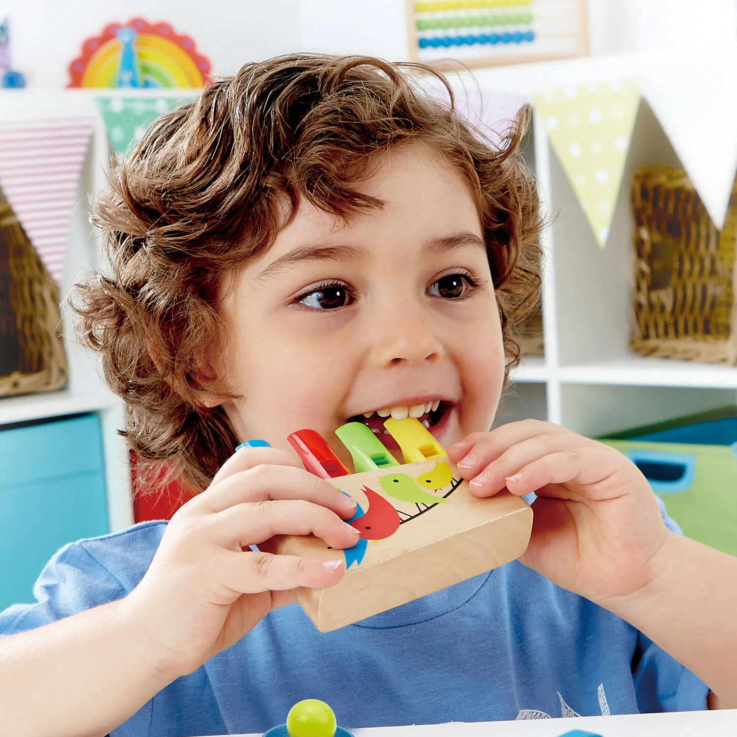 Игрушка музыкальная Hape «Волшебный звук» флейта Пана E1025_HP