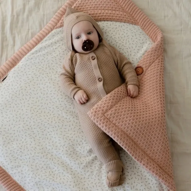 Комбинезон детский LoomKnits Капучино хлопок