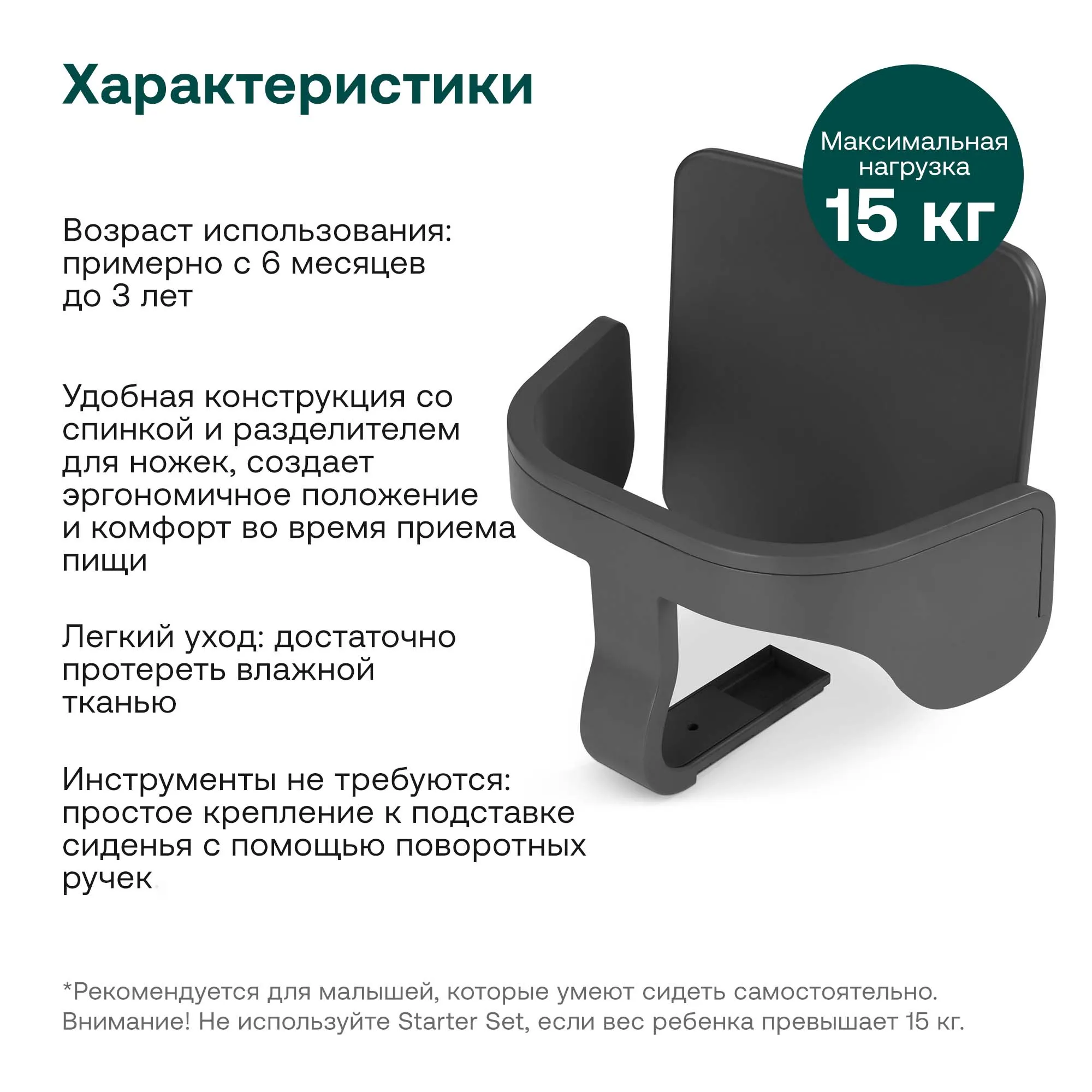 Сиденье Moji by ABC-Design Starter Set для растущего стульчика Yippy