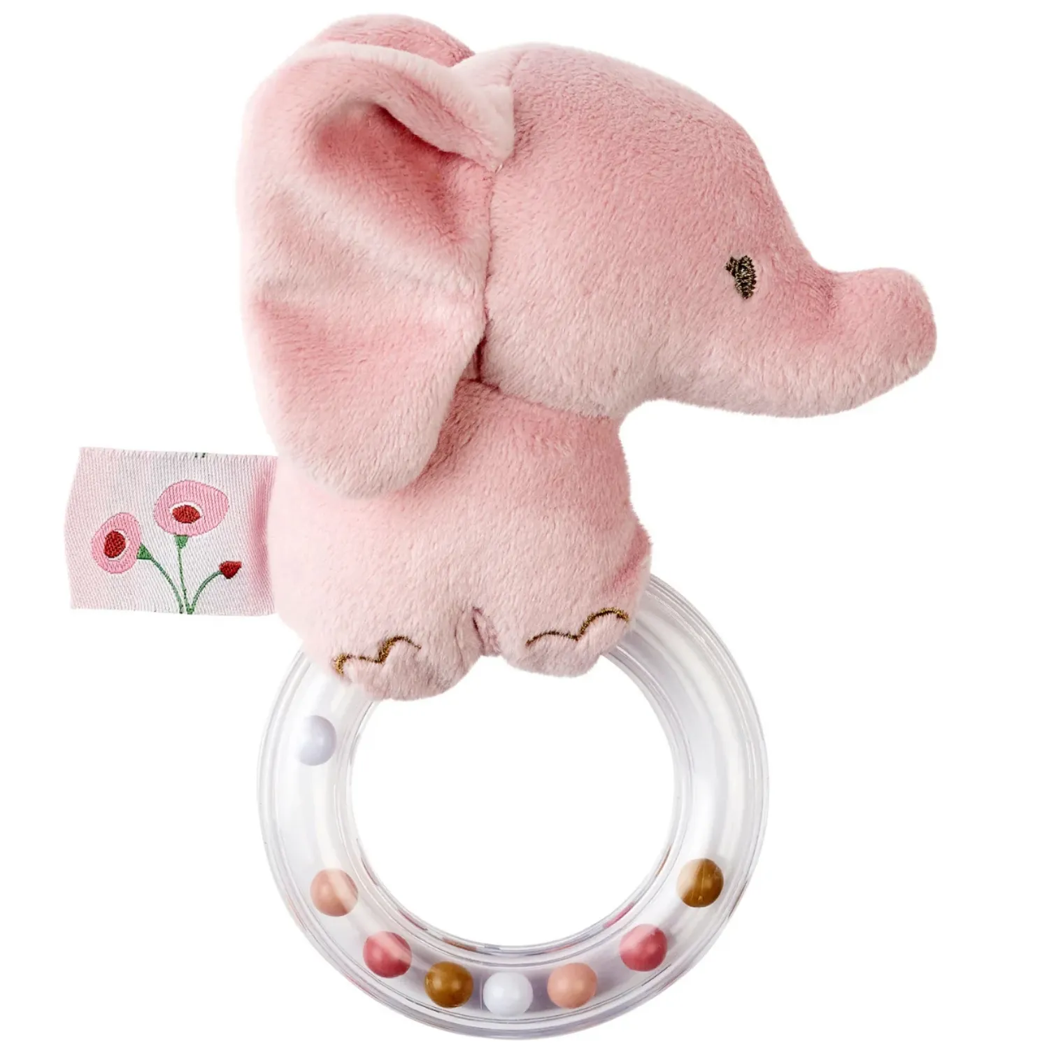 Игрушка мягкая Nattou Rattle FANFAN Слоник pink 759229