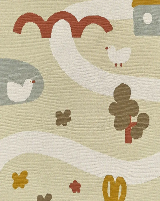 Плед детский LoomKnits Ферма Мультиколор 100х100 см LW5459-060-100/100