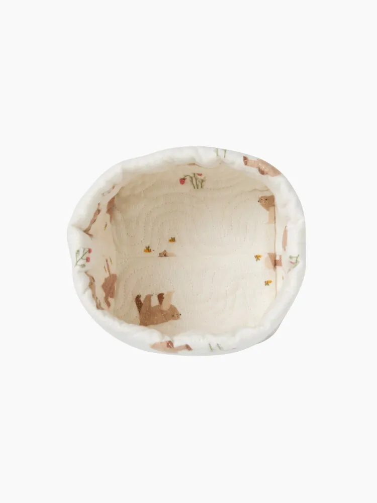 Корзины для хранения BUBA KIDS 3 шт. Мишкины лакомства/Натуральный BKBASK201. Изображение 6