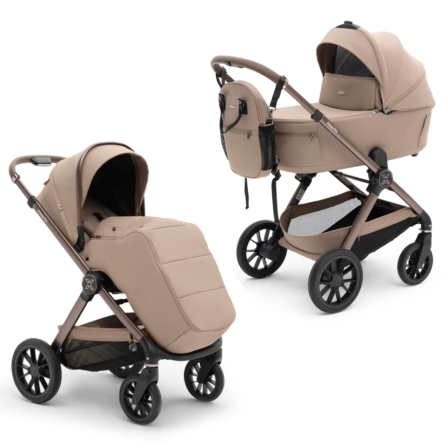 Коляска 2 в 1 AGEX Prima Pro 2026