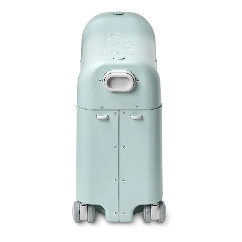 Чемодан JetKids by Stokke BedBox Green Aurora 534502  + Плед FUNNABABY Capelli белый 9215
