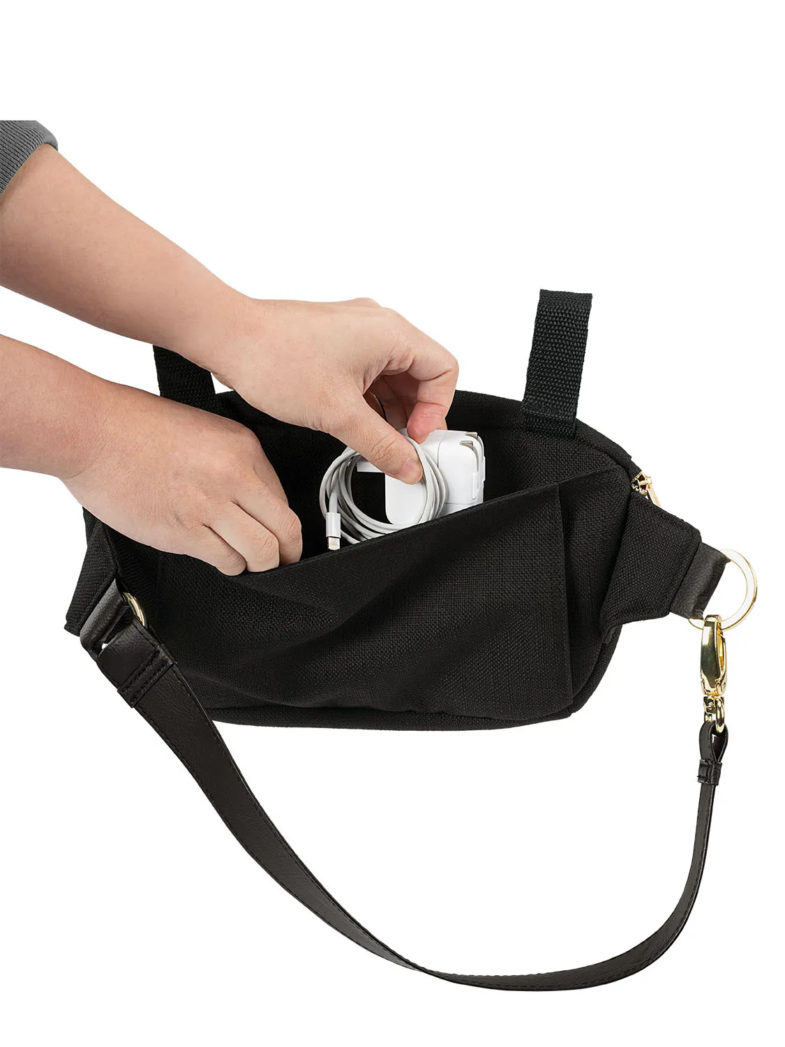 Сумка Nuna Sling черный (caviar)