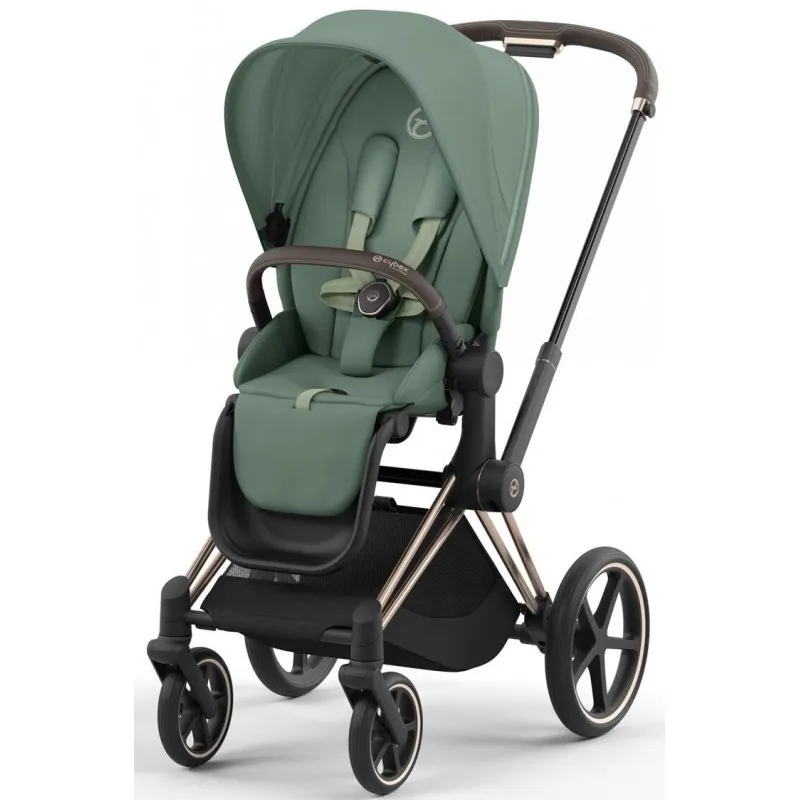 Коляска 2 в 1 Cybex Priam IV шасси Rosegold