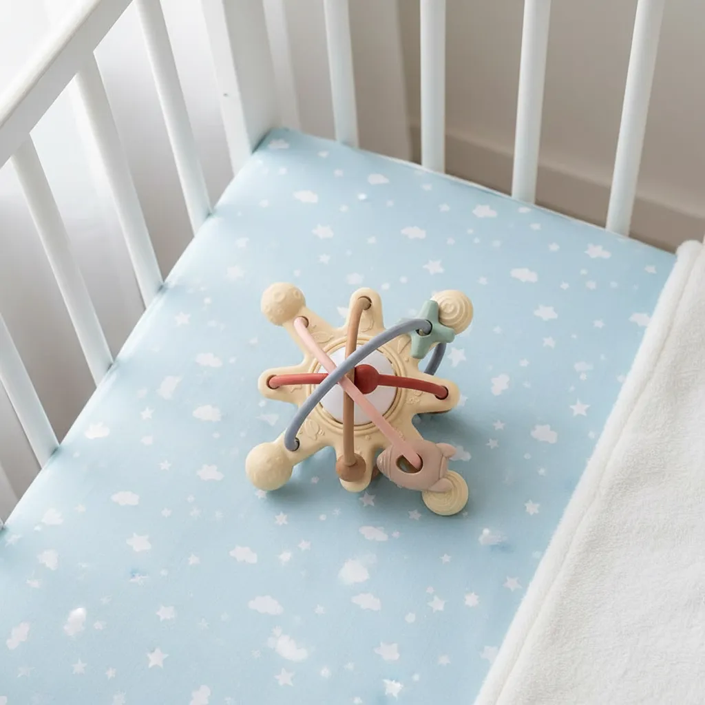 Прорезыватель Nattou Lapidou силикон Galaxy