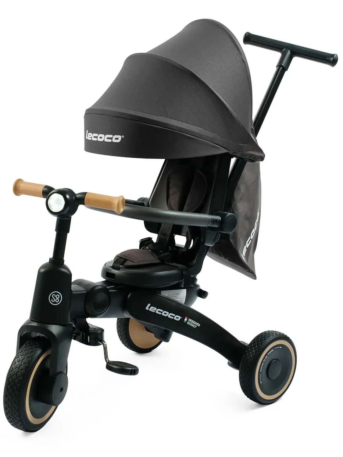 Велосипед 3-х колесный Lecoco S grey