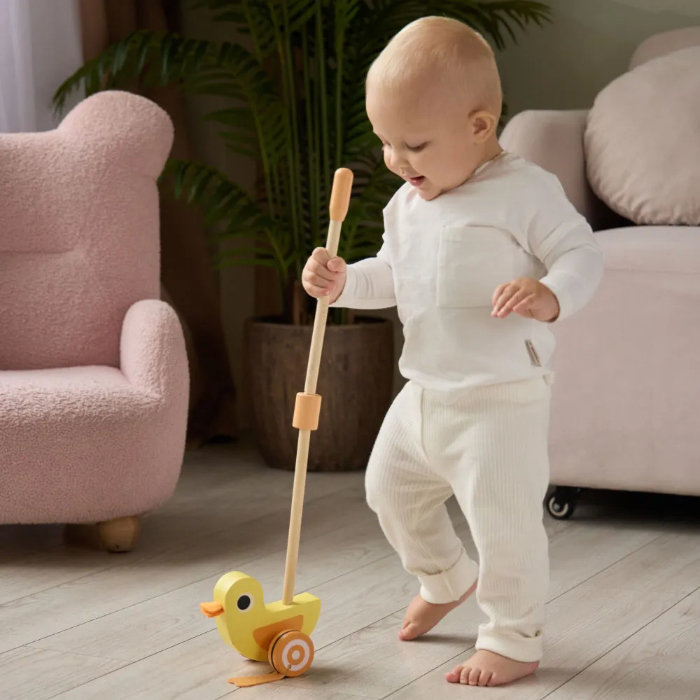 Игрушка-каталка edda Утёнок PAH-01001