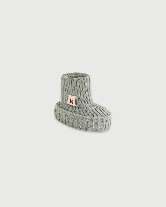 Пинетки детские LoomKnits Серо-зеленый 9-11 PIN002N-040-9/11. Изображение 2