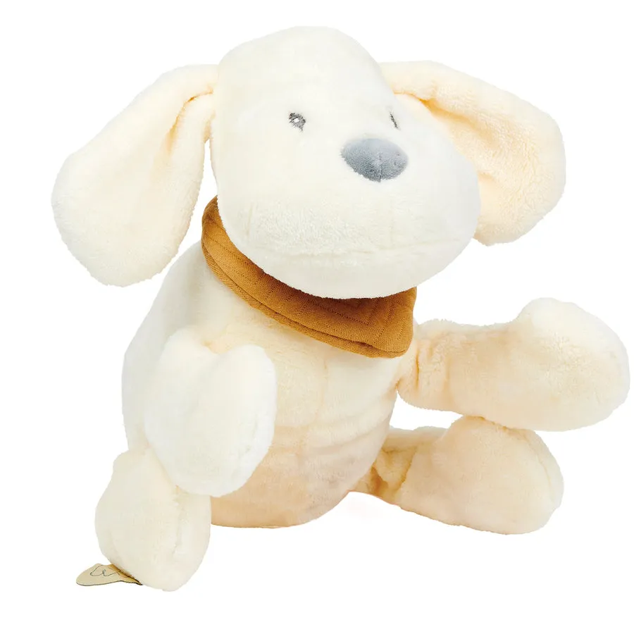 Игрушка мягкая Nattou Soft toy Charlie Собачка vanilla 388016