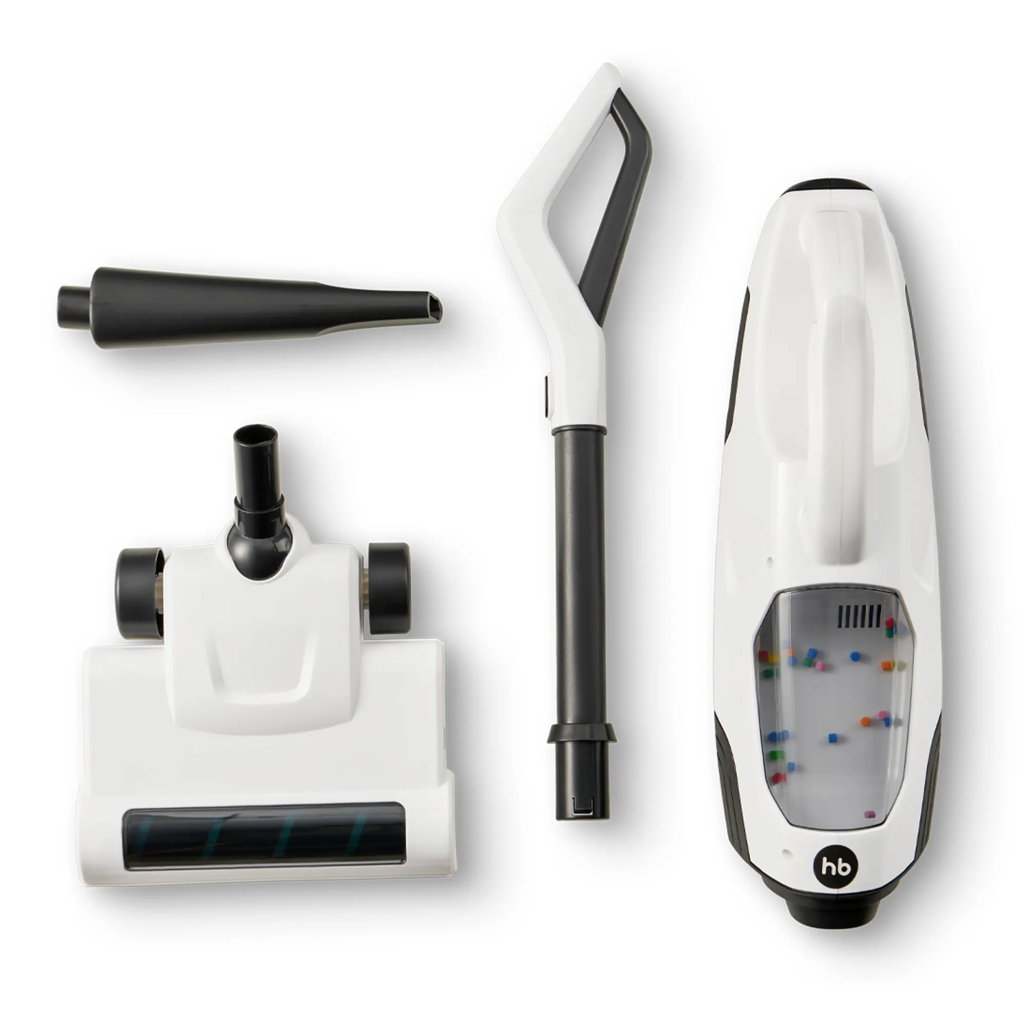 Пылесос игрушечный Happy Baby TIME TO CLEANUP «ТАЙМ ТО КЛИНАП» белый 331948