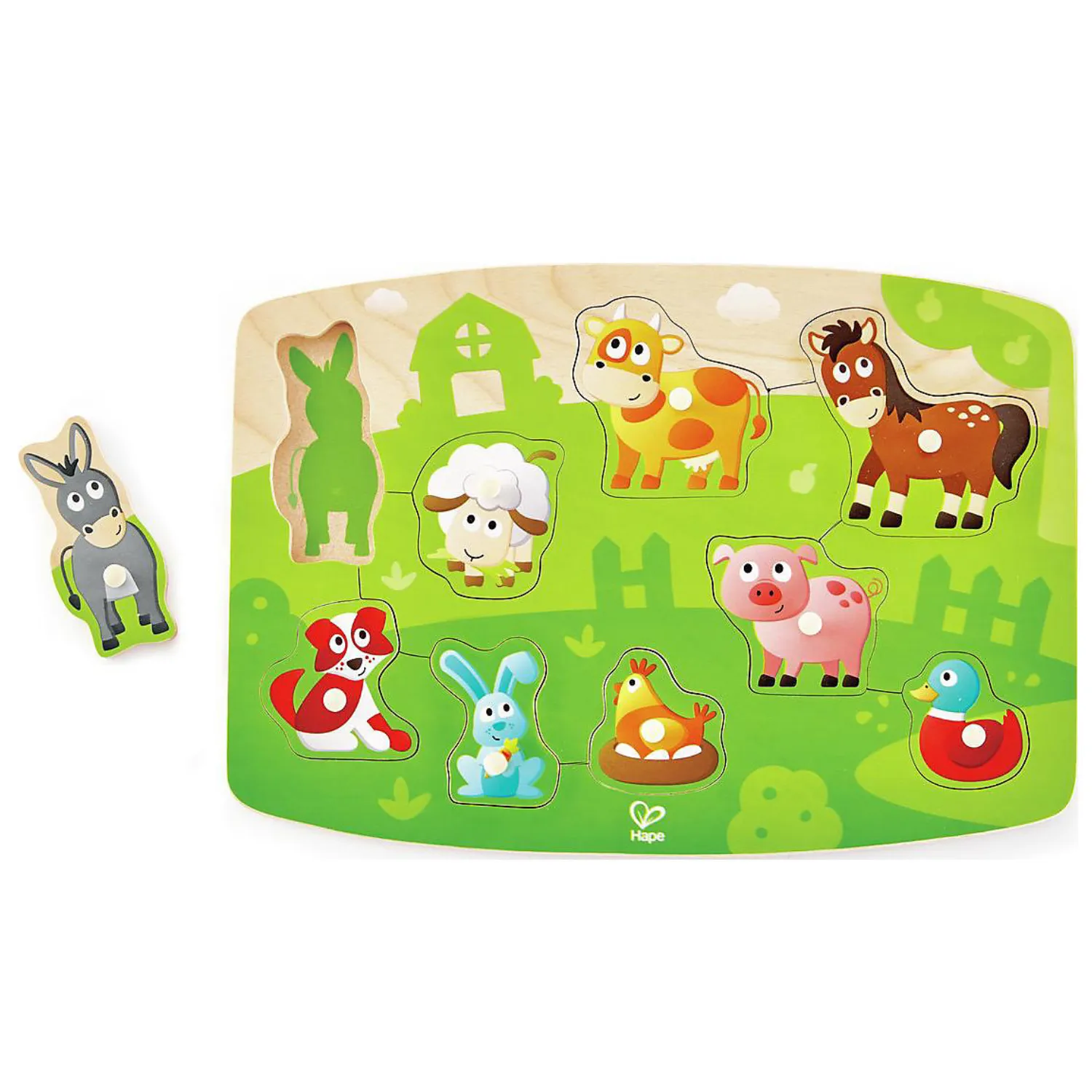 Вкладыши Hape «Ферма» E1408_HP