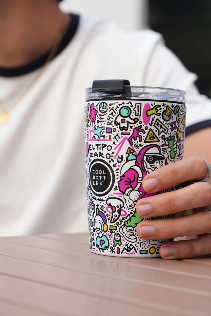 Термокружка Cool Bottles Tumbler El Tipo Raro Urban Picnic 330мл CBT33UPI. Изображение 8