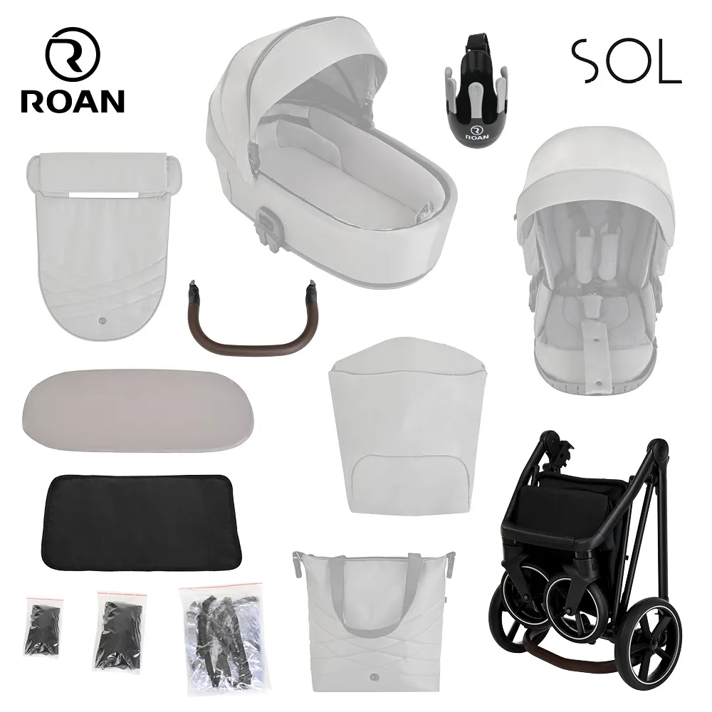 Коляска 2 в 1 Roan Sol