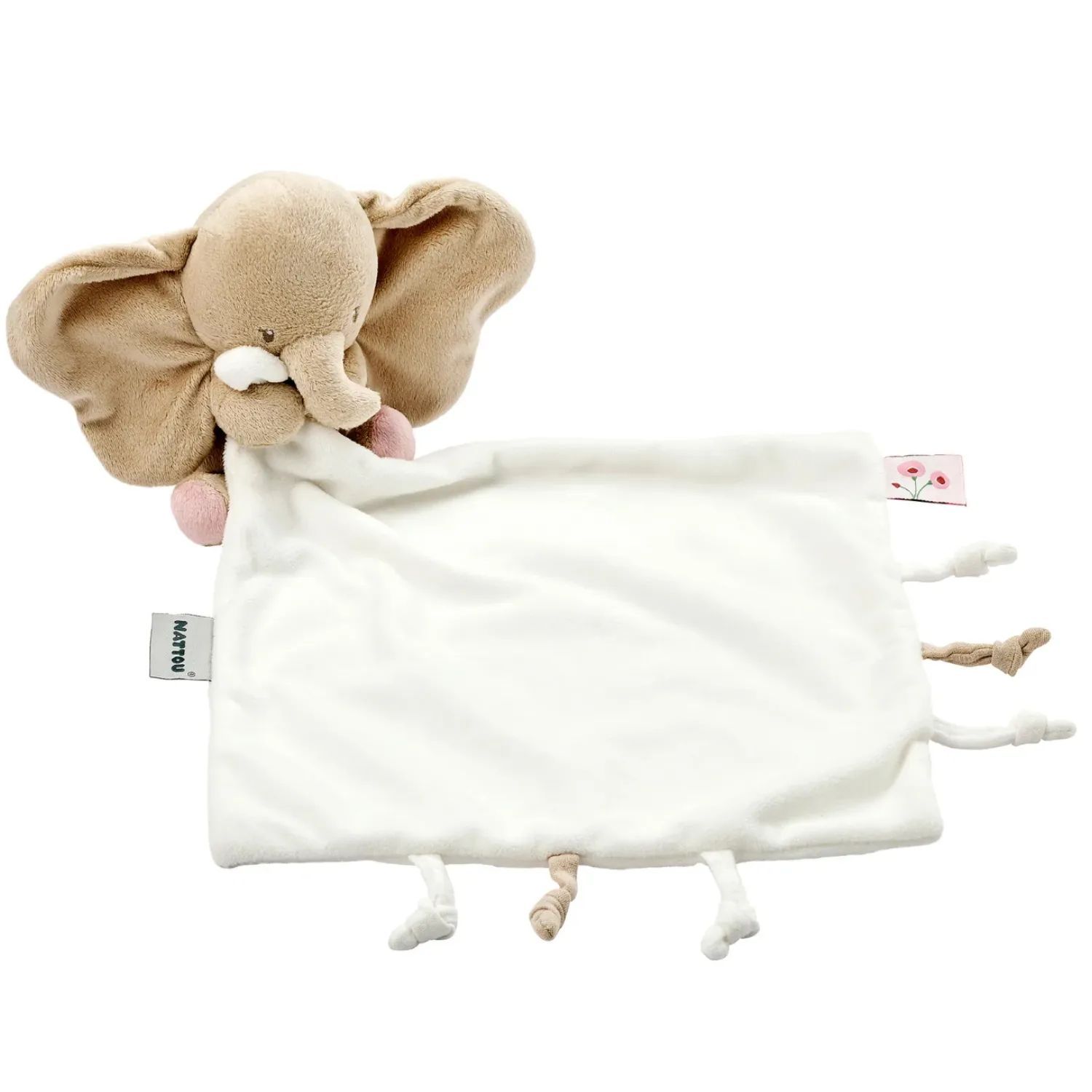 Игрушка мягкая Nattou Doudou FANFAN Слонёнок sand/off white 759090