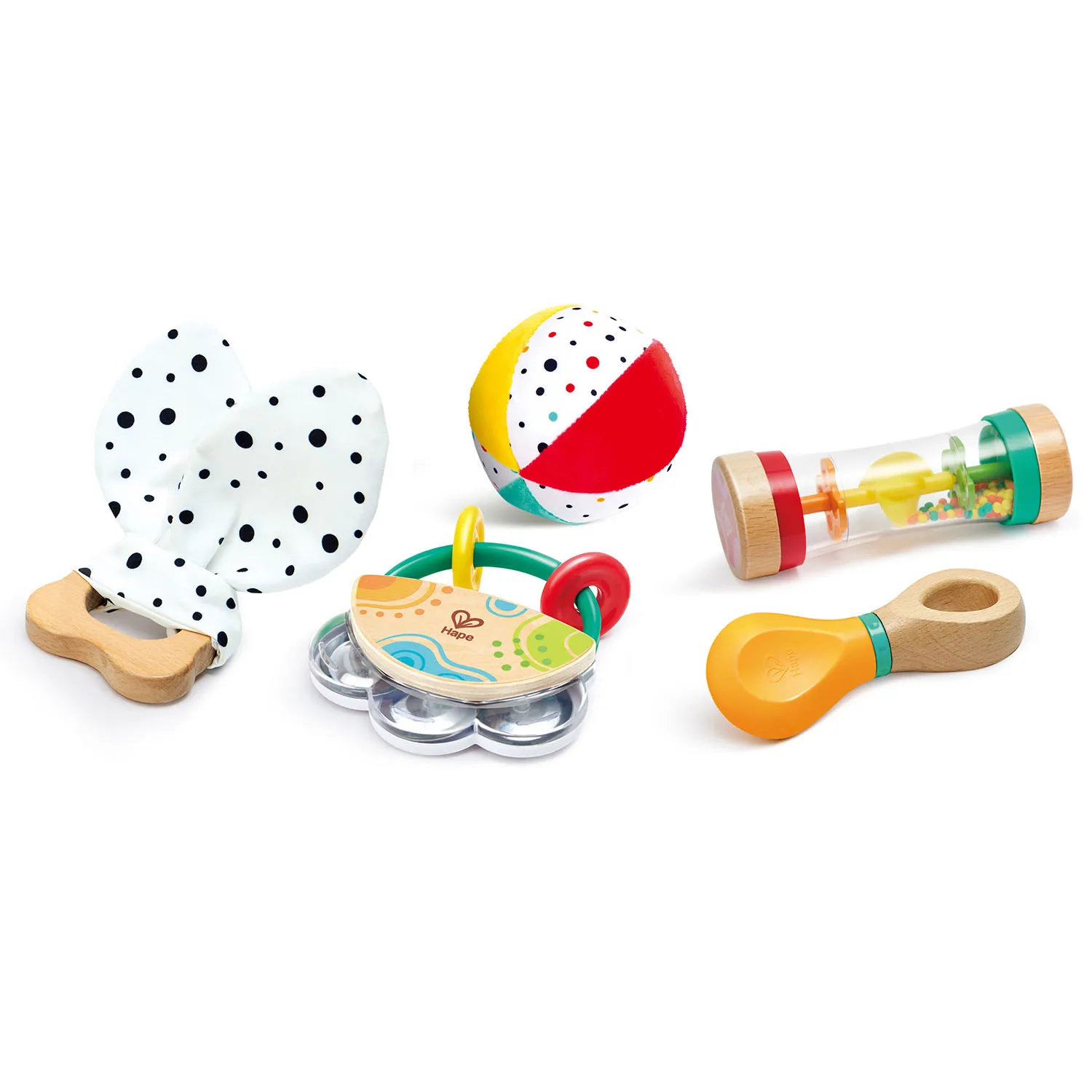 Набор погремушек Hape «Малышам» 5 предметов E0130_HP