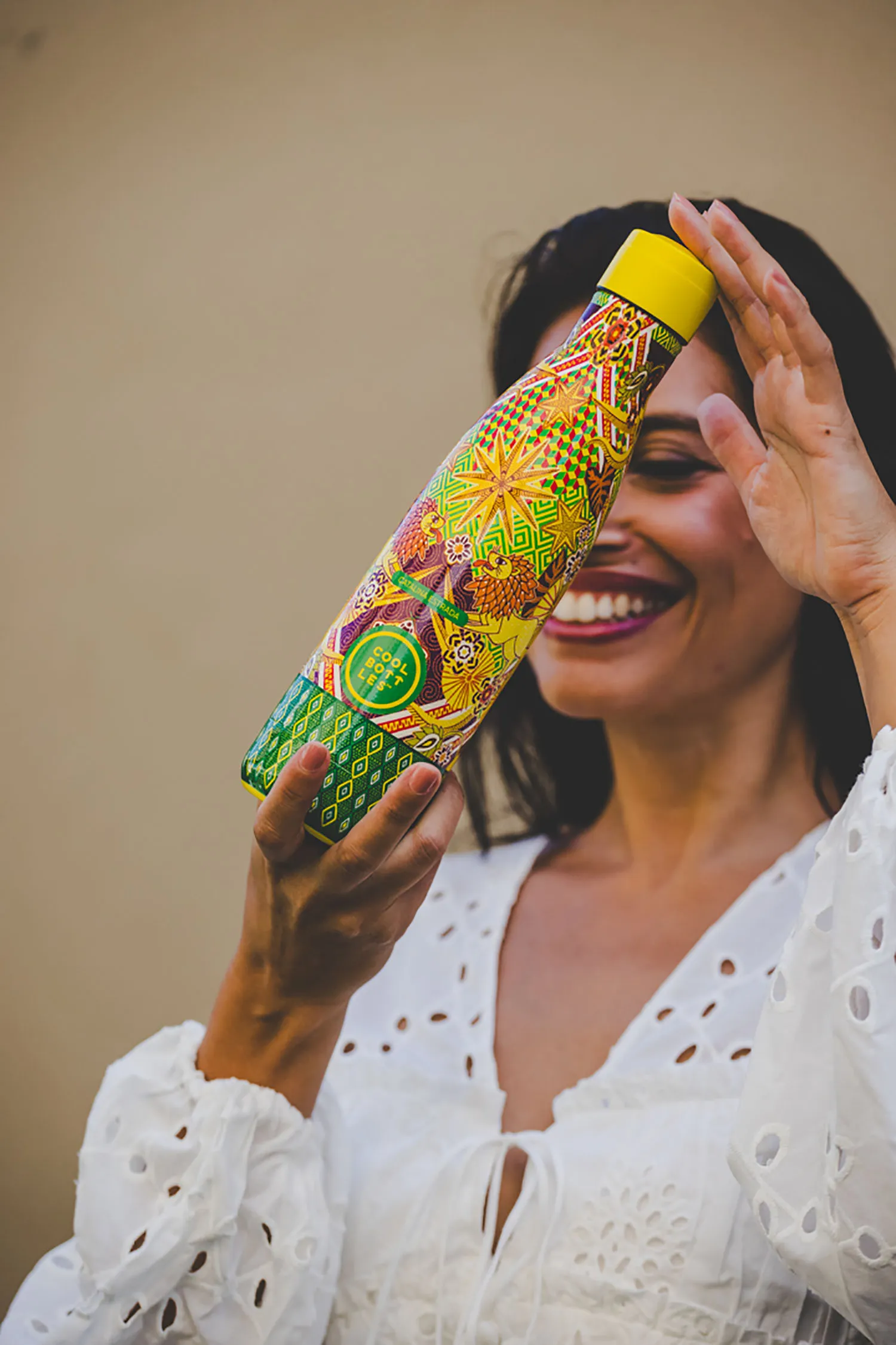 Термос-термобутылка Cool Bottles Catalina Estrada Mystical Lionss 500 мл