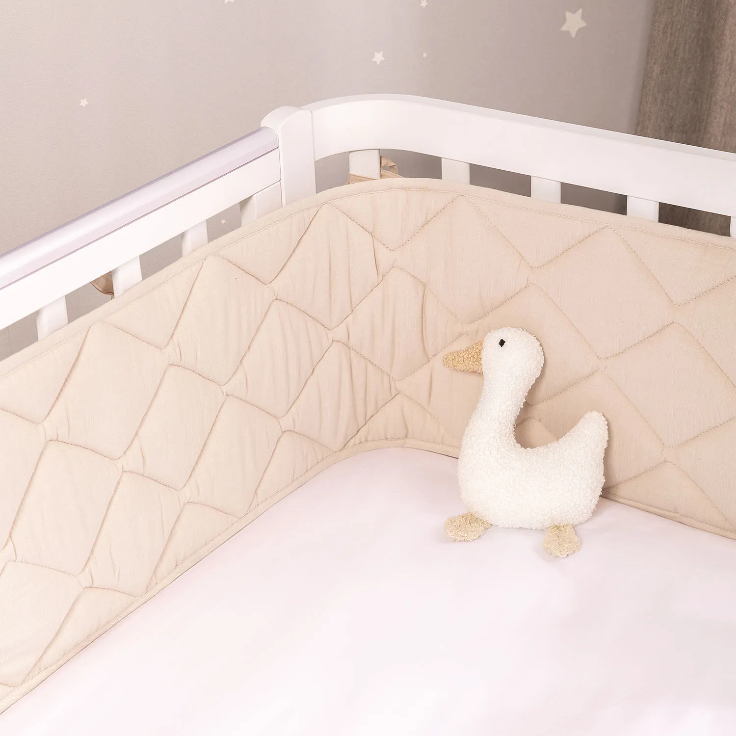 Защита для детской кроватки (бампер стеганый универсальный) PERINA Slim