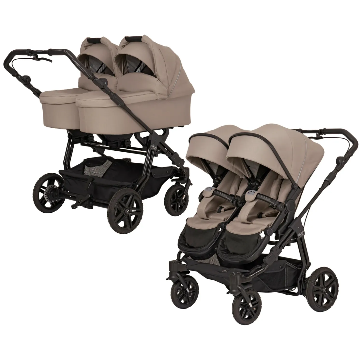 Коляска 2 в 1 для двойни Hartan Two Select Outdoor