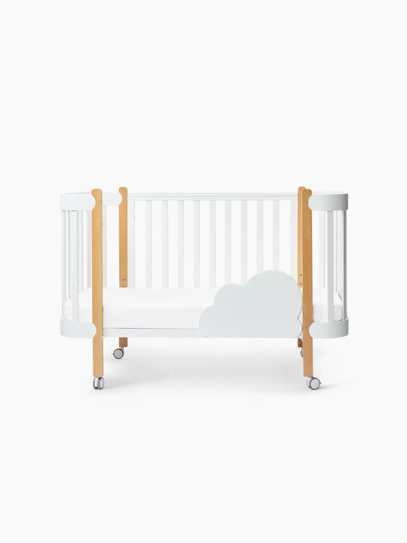 Набор простыней Happy Baby на резинке 140x70 см 2 штуки белый (white) 87579. Изображение 7