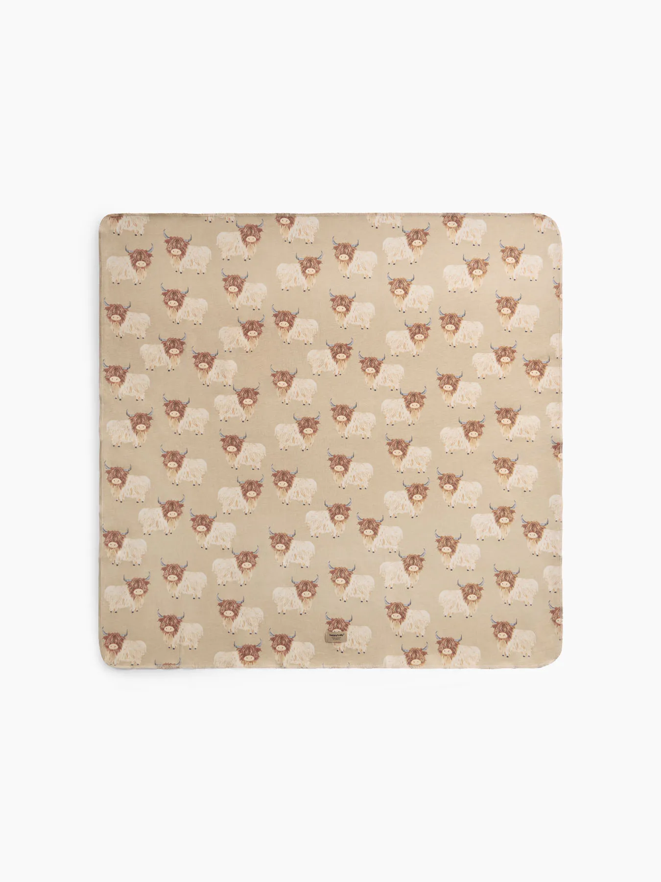 Набор пеленок Happy Baby детских 90x90 см 2 шт бежевый (beige) 87589. Изображение 3
