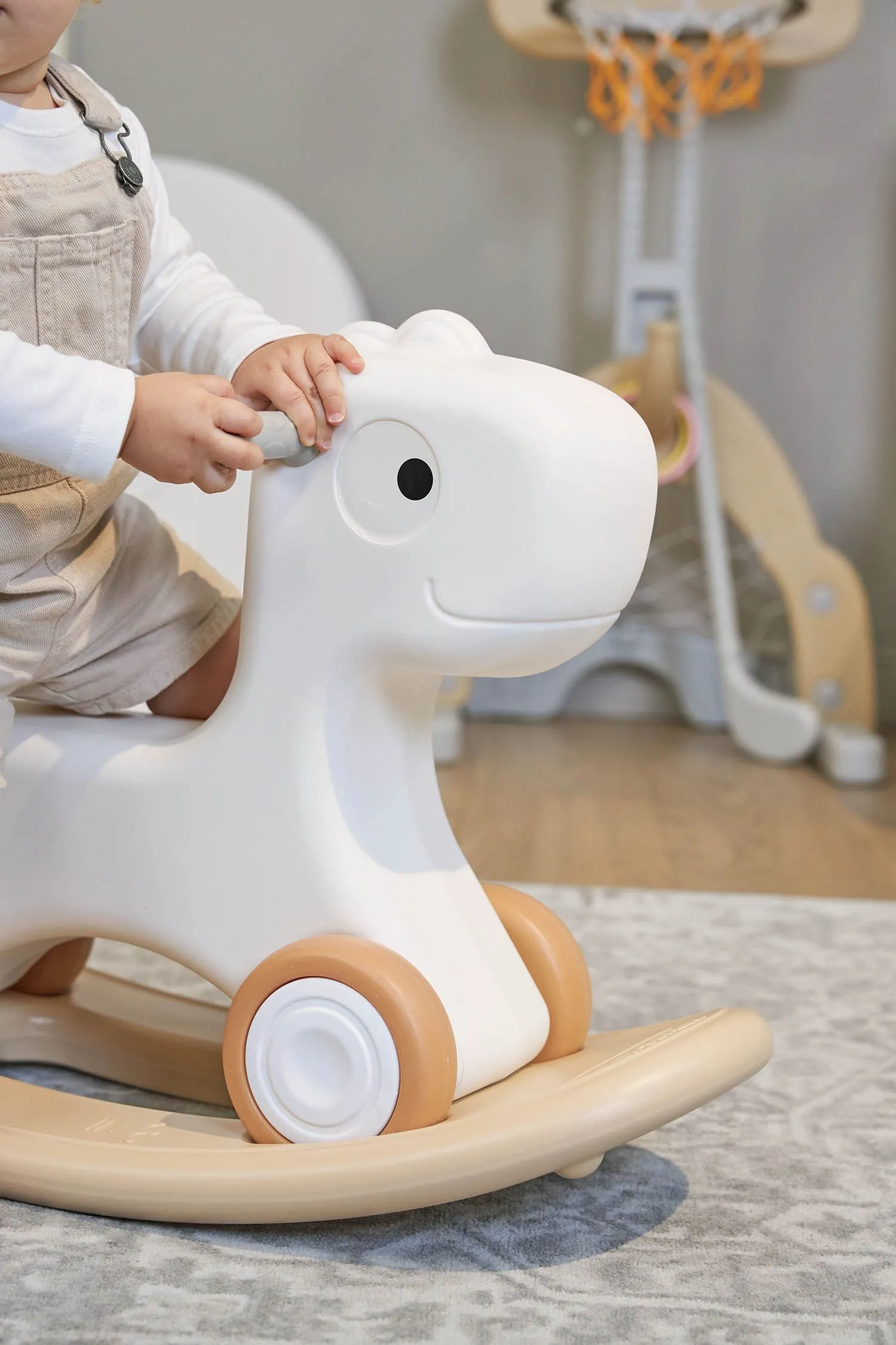 Лошадка-качалка-беговел UNIX Kids Camel PPRHWHCL