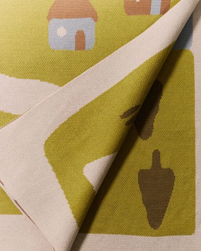 Плед детский LoomKnits Деревня Мультиколор 100х100 см LW5458-060-100/100